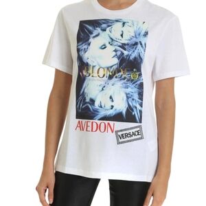 Versace X Avedon Collectors T Shirt With Donatella Versace T-Shirt Designer Stre